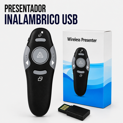 PRESENTADOR INALAMBRICO USB PARA PRESENTACIONES 2.4Ghz