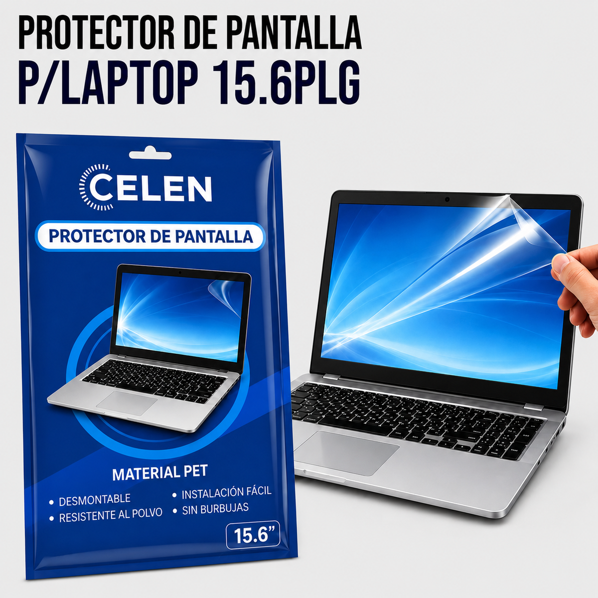 PROTECTOR DE PANTALLA PARA LAPTOP 15.6 Pulgadas