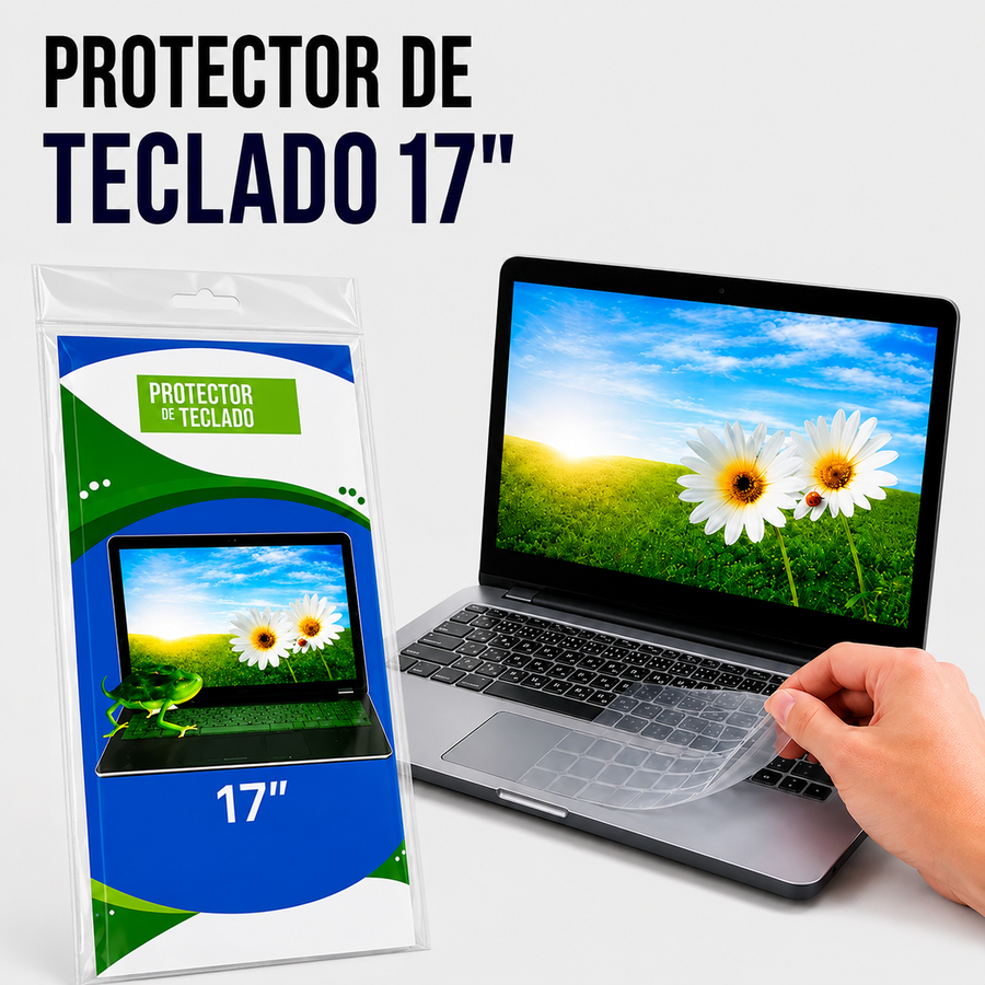 PROTECTOR DE TECLADO PARA LAPTOP DE 17 Pulgadas