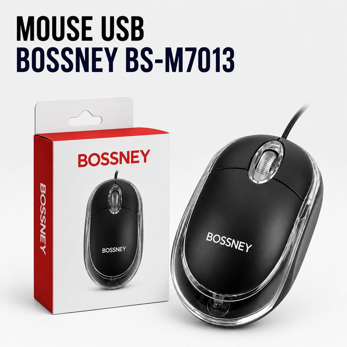 Mouse USB Bossney BS-M7013