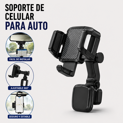 Soporte de Celular para Auto – Ajustable y de Fácil Instalación