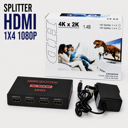 Splitter HDMI 1x4 Full HD 1080p