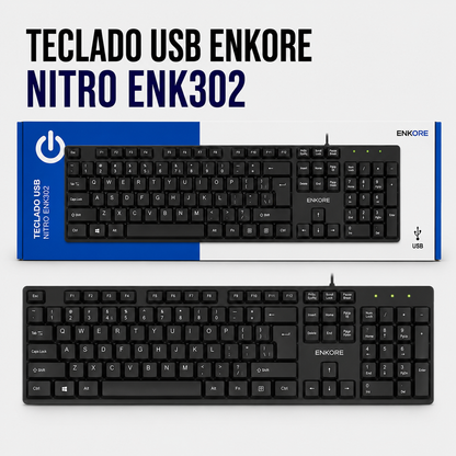 Teclado USB ENKORE Nitro ENK302