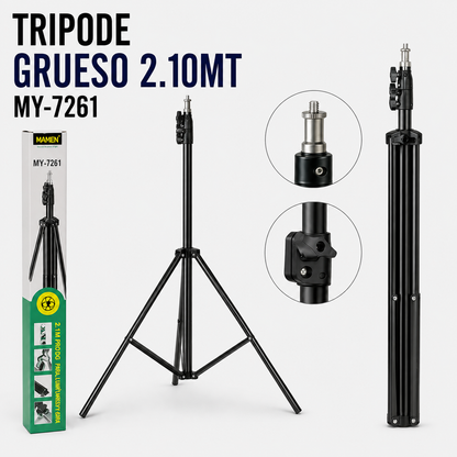 Trípode Grueso Ajustable 2.10 m – Modelo MY-7261