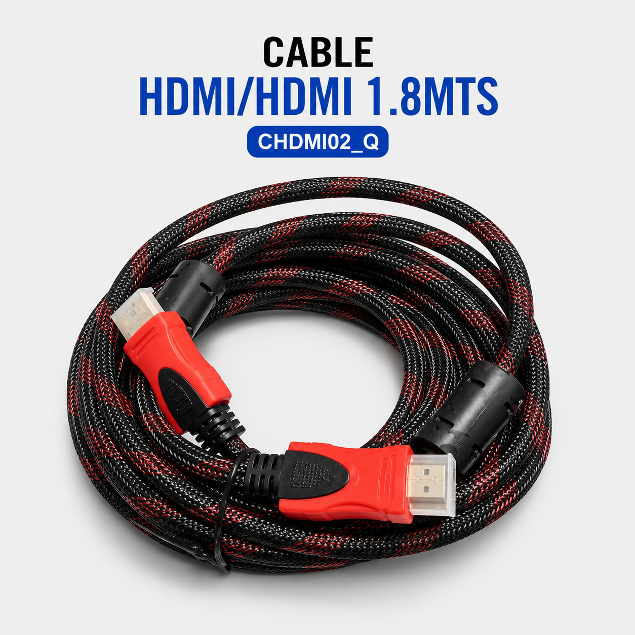 CABLE HDMI 1.8Mts ENMALLADO