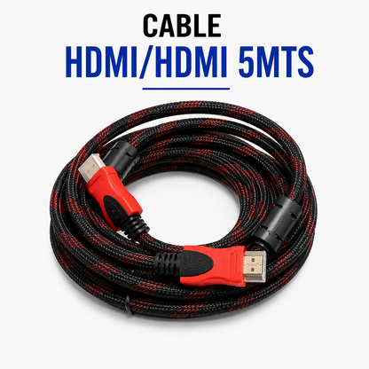 Cable HDMI a HDMI 5 Metros – Alta Velocidad para Audio y Video en Alta Definición