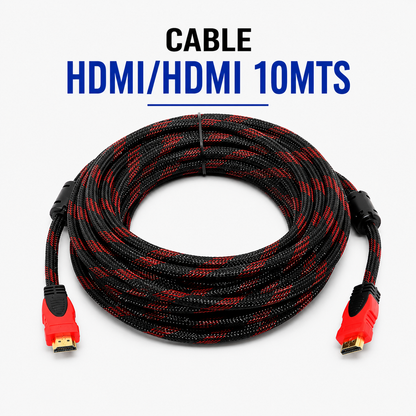 Cable HDMI a HDMI 10 Metros – Alta Velocidad para Audio y Video en Alta Definición