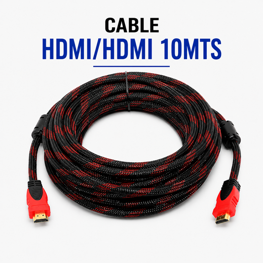 Cable HDMI a HDMI 10 Metros – Alta Velocidad para Audio y Video en Alta Definición