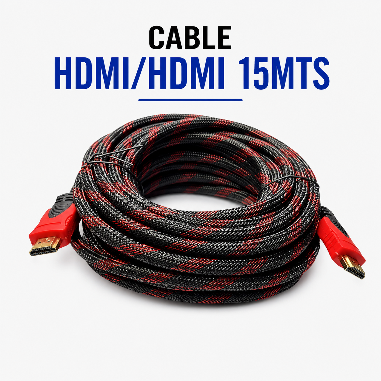 Cable HDMI a HDMI 15 Metros – Alta Velocidad para Audio y Video en Alta Definición