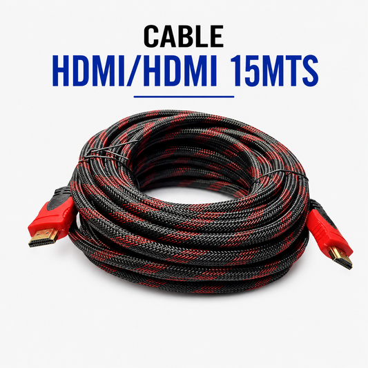 Cable HDMI a HDMI 15 Metros – Alta Velocidad para Audio y Video en Alta Definición