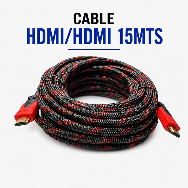 Cable HDMI a HDMI 15 Metros – Alta Velocidad para Audio y Video en Alta Definición
