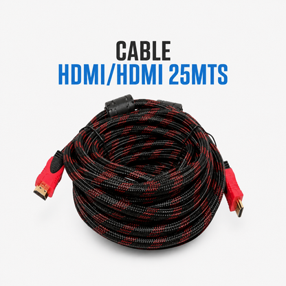 CABLE HDMI 25 Mts ENMALLADO