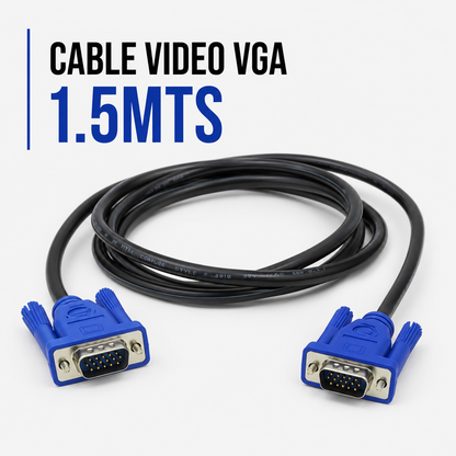 CABLE DE VIDEO VGA 1.5 Metros