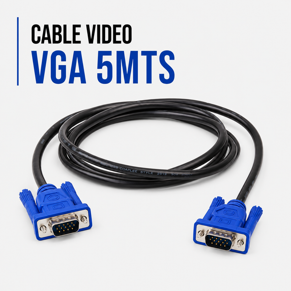 CABLE DE VIDEO VGA 5 Metros
