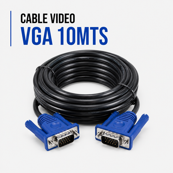 CABLE DE VIDEO VGA 10 Metros