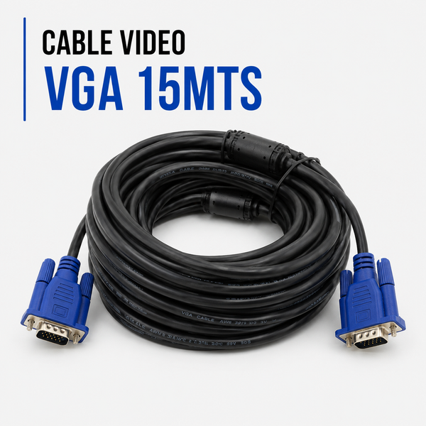 CABLE DE VIDEO VGA 15 Metros