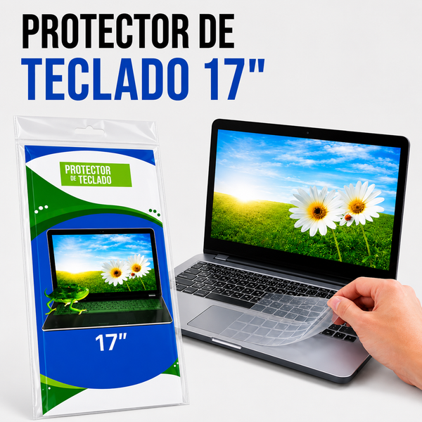 PROTECTOR DE TECLADO PARA LAPTOP DE 17 Pulgadas