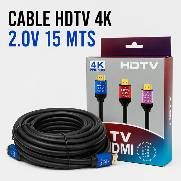CABLE HDTV 4K HDMI 2.0V – 15 Metros