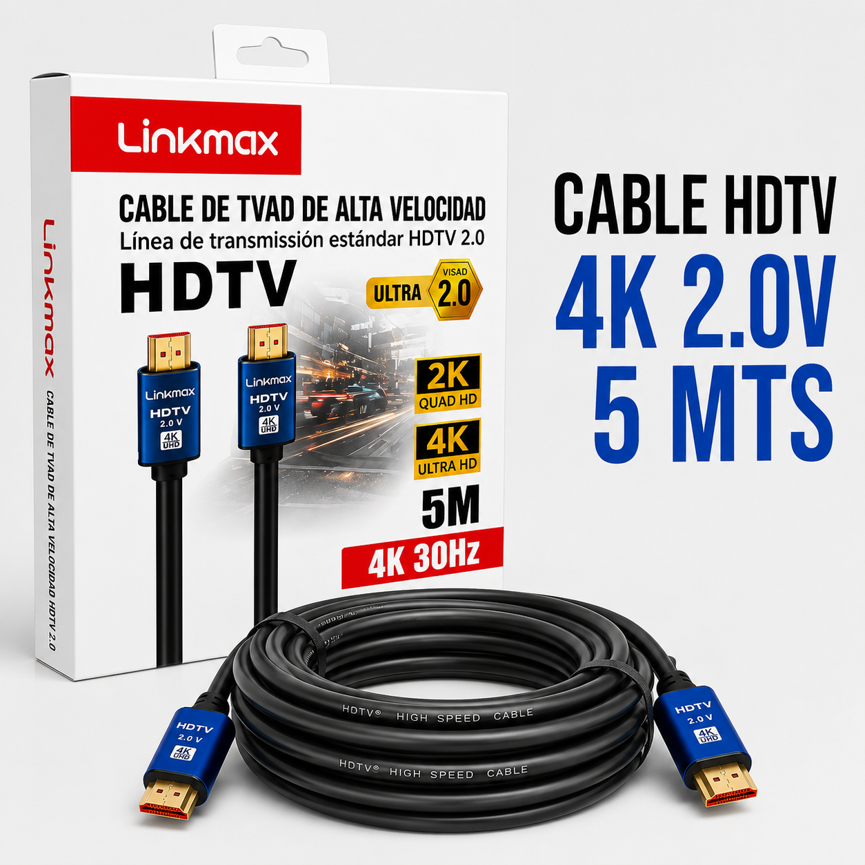CABLE HDTV 4K HDMI 2.0V – 5 Metros
