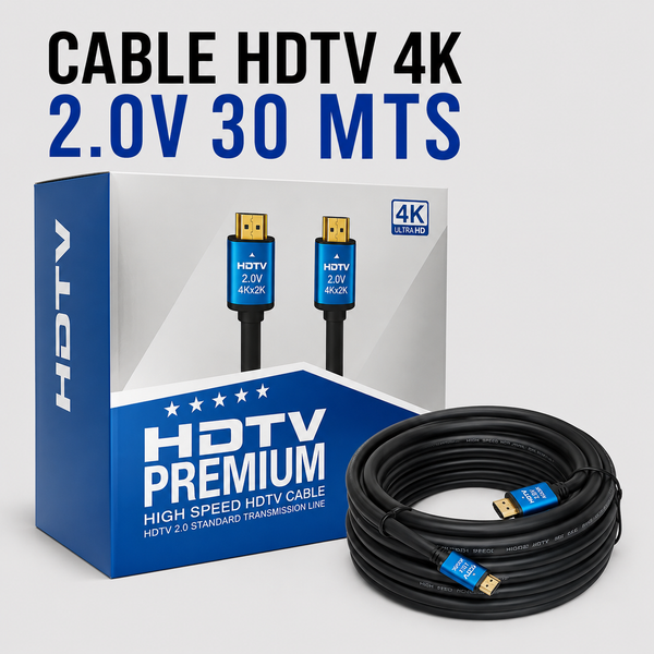 CABLE HDTV 4K HDMI 2.0V – 30 Metros
