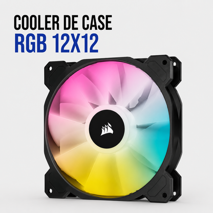Cooler para Case RGB 12x12 cm
