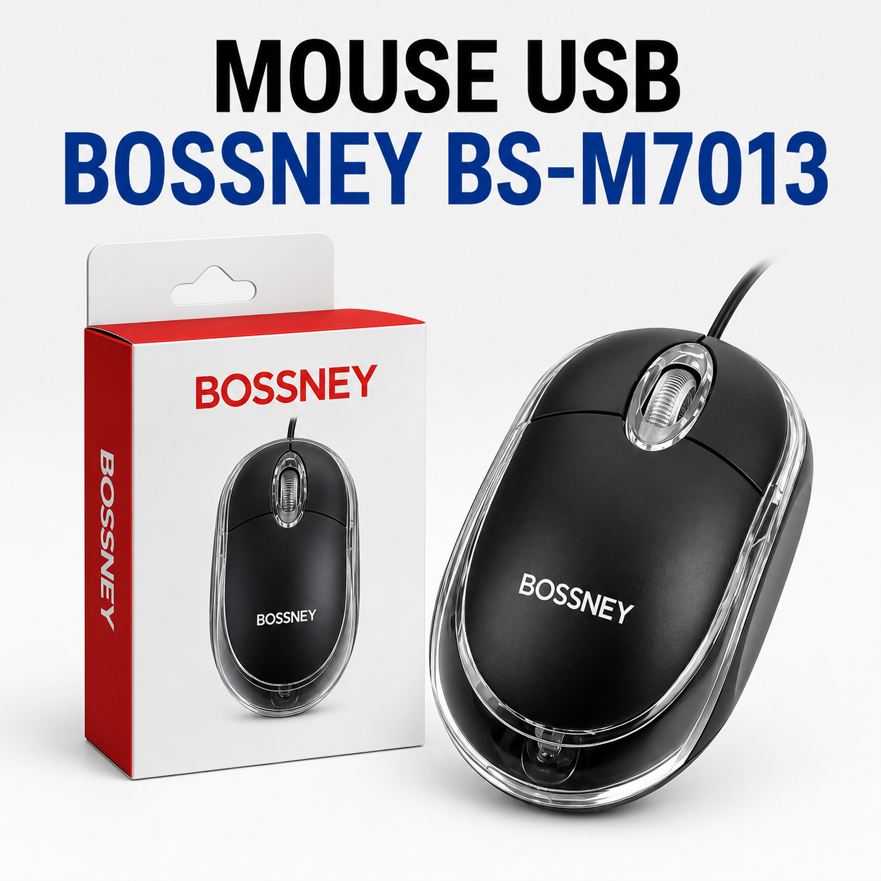 Mouse USB Bossney BS-M7013