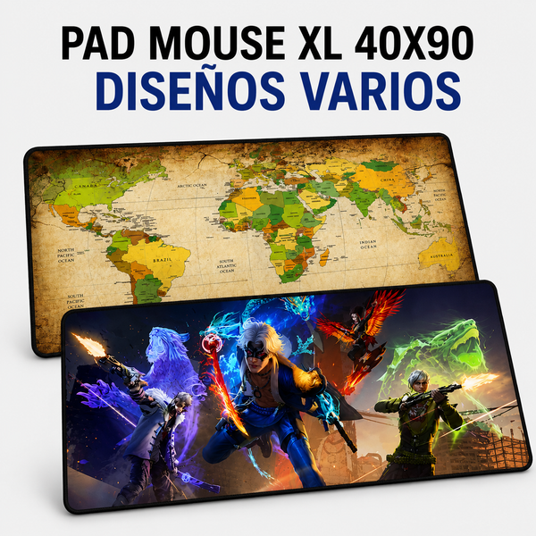 Pad Mouse XL 40 × 90 cm – Diseños Variados