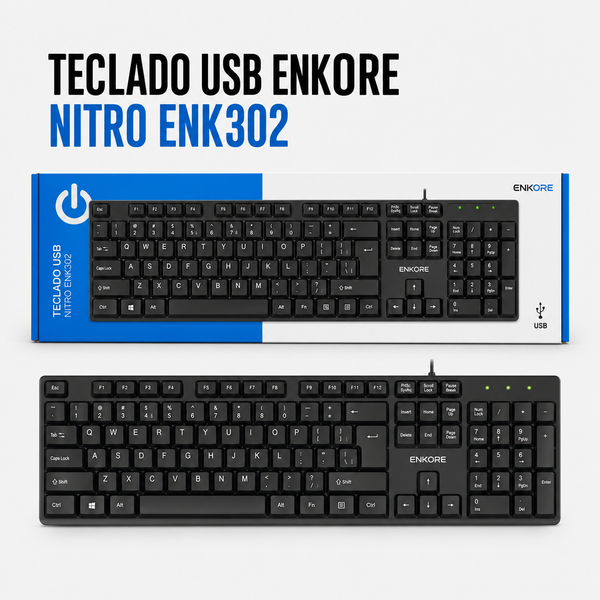 Teclado USB ENKORE Nitro ENK302