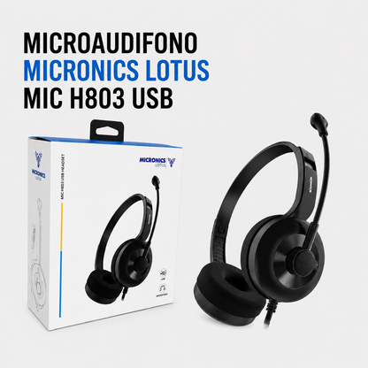 Microaudífono Micronics Lotus MIC H803 USB