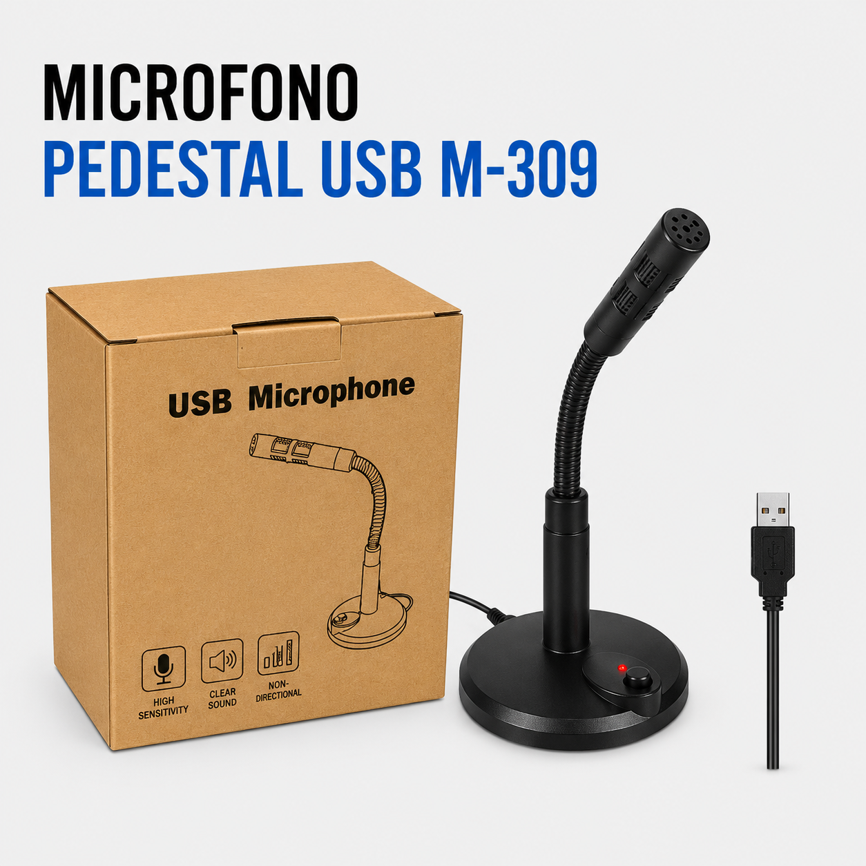 Micrófono de Pedestal USB M-309