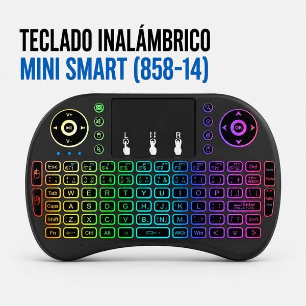 Teclado Inalámbrico Mini Smart 858-14