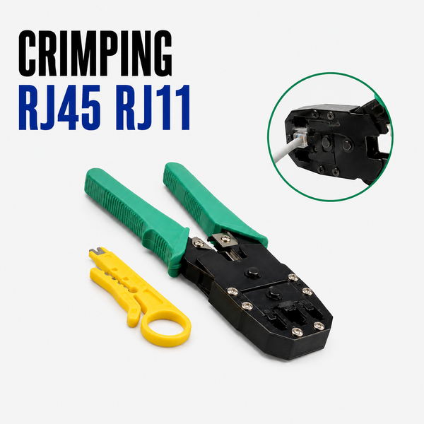Crimping RJ45 / RJ11 para Redes