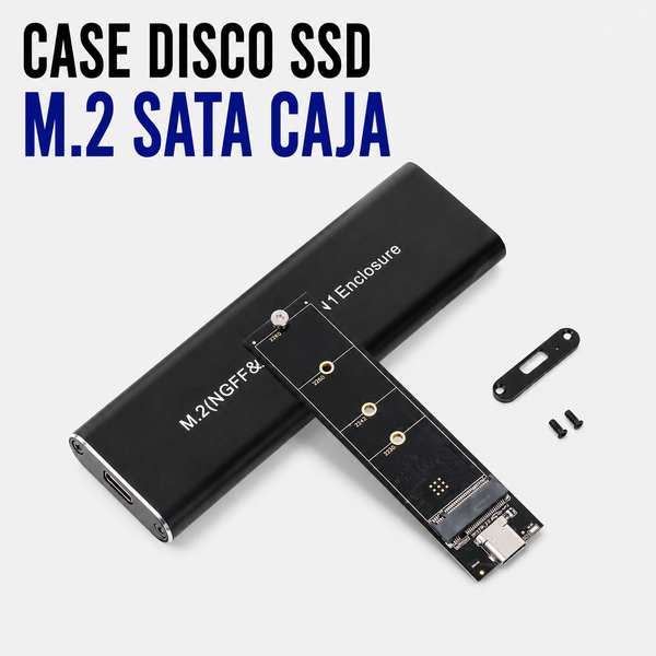 Case para SSD M.2 SATA USB 3.0 de Aluminio