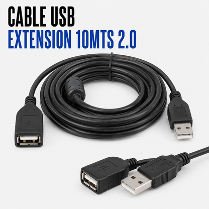 Cable USB Extensión 10 Metros USB 2.0