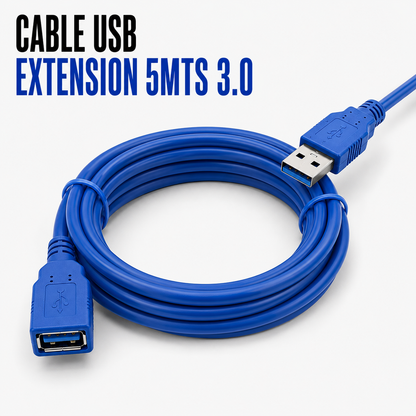 Cable USB Extensión 5 Metros USB 3.0