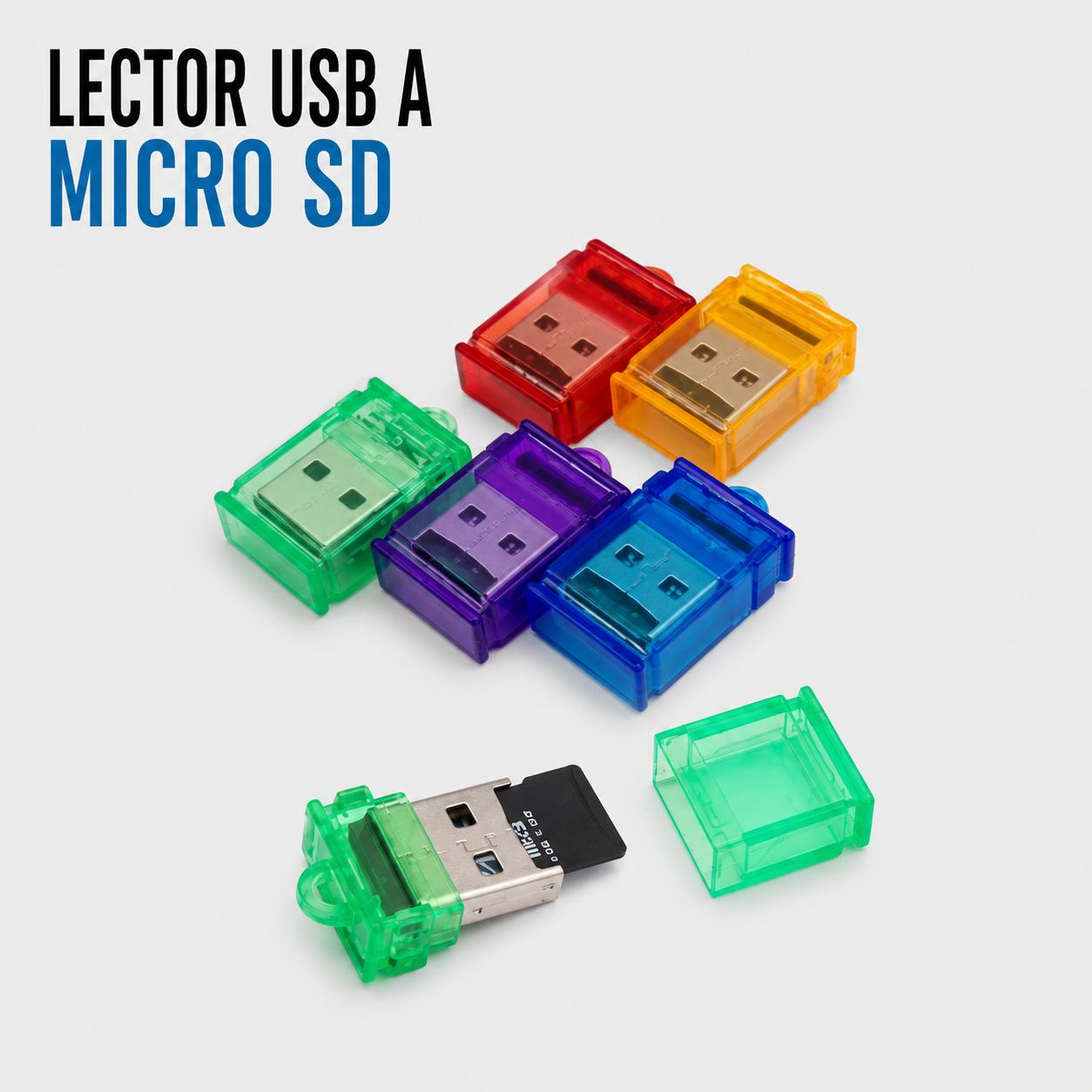 Lector USB para Tarjetas Micro SD