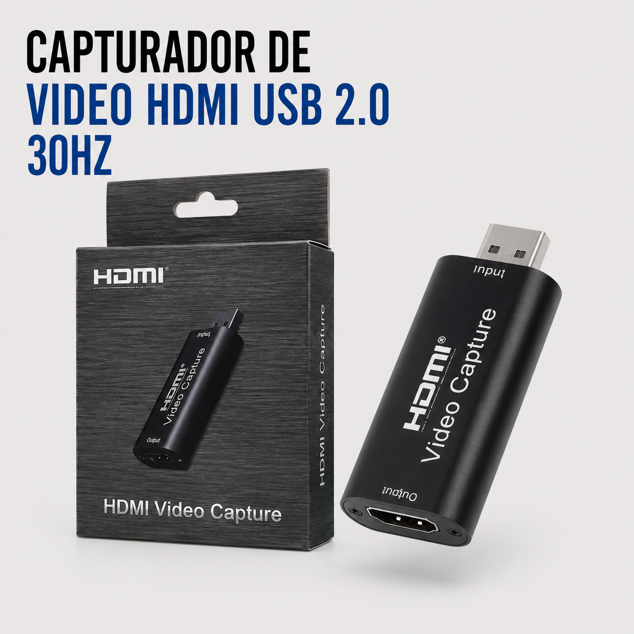 Capturadora de Video HDMI a USB 2.0 – 30 Hz