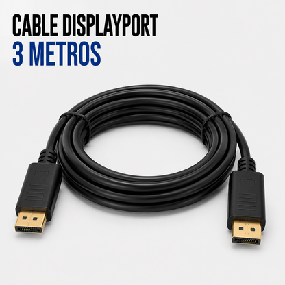 Cable DisplayPort 3 Metros