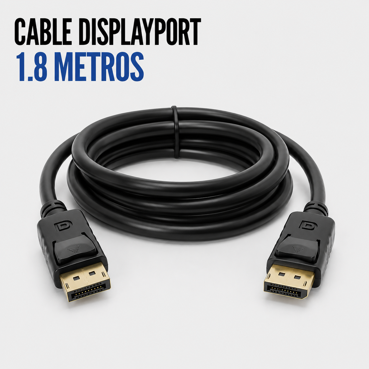 Cable DisplayPort 1.8 Metros