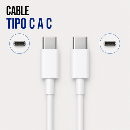 Cable USB Tipo-C a Tipo-C