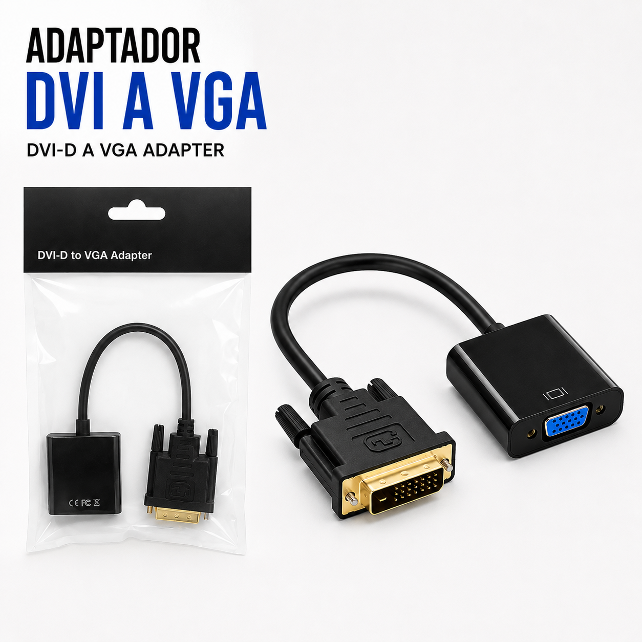 Adaptador DVI a VGA