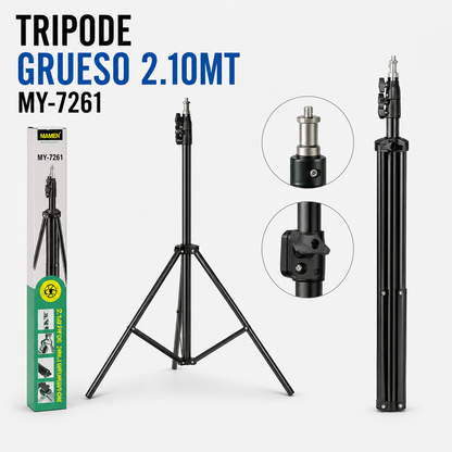 Trípode Grueso Ajustable 2.10 m – Modelo MY-7261