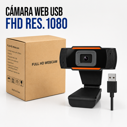 Cámara Web USB Full HD 1080p