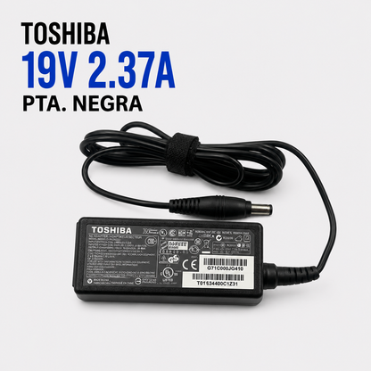 Cargador para Laptop Toshiba 19V 2.37A – Punta Negra