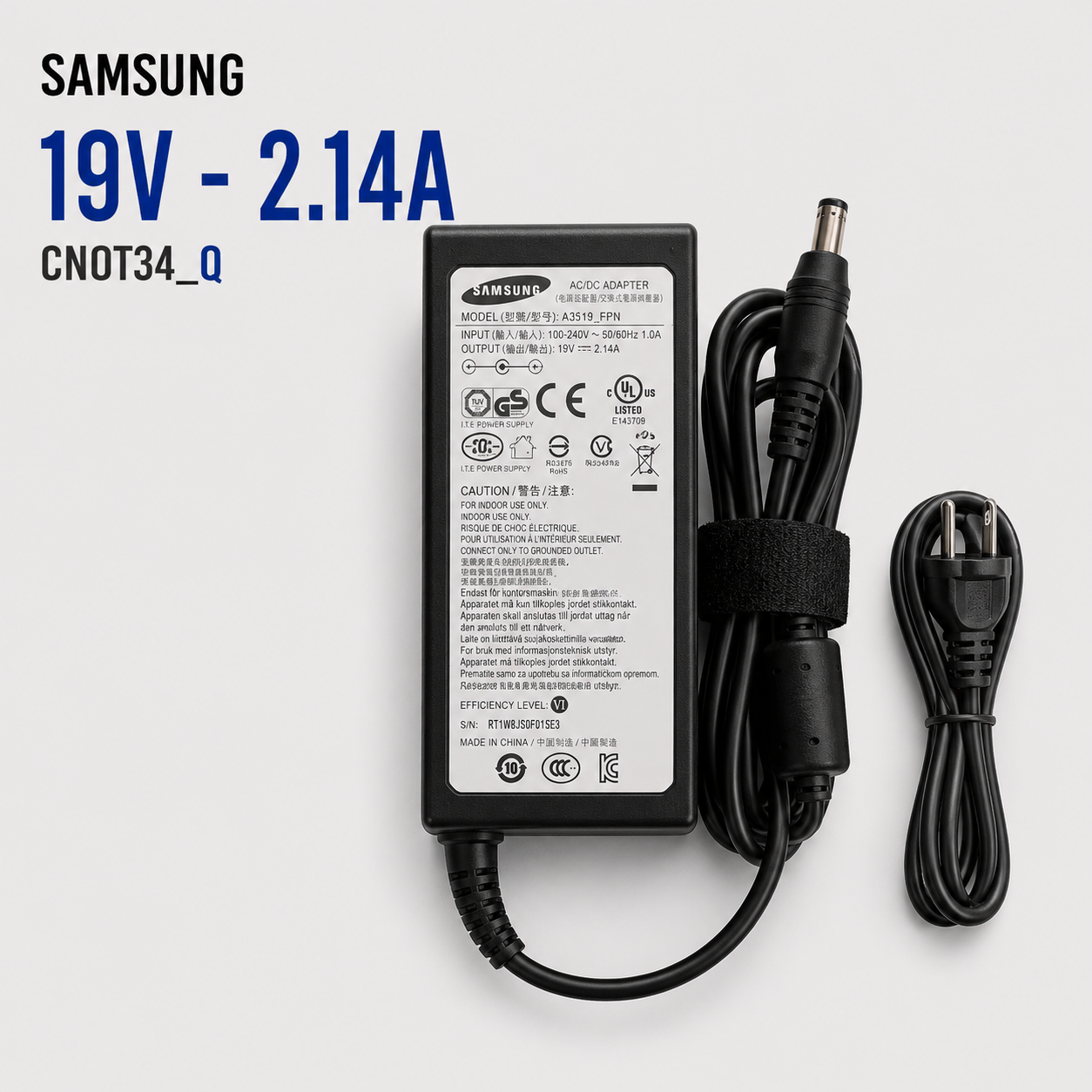 Cargador para Laptop Samsung 19V 3.42A