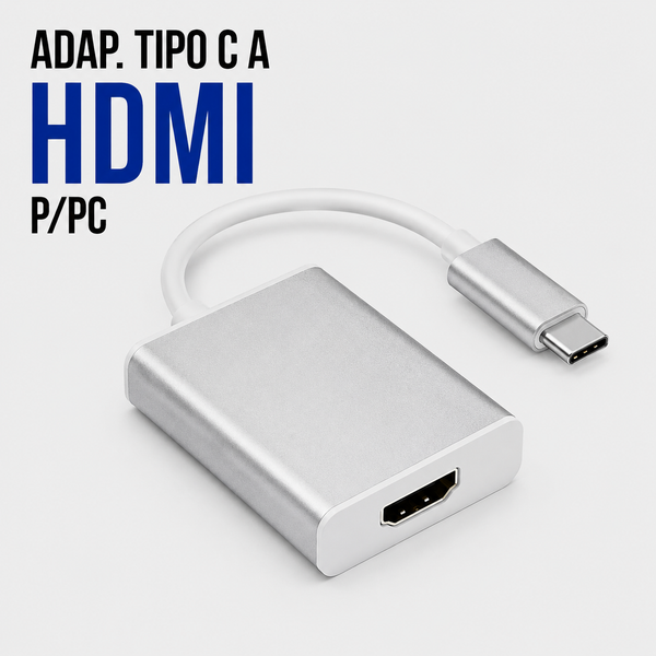 Adaptador USB Tipo-C a HDMI para PC