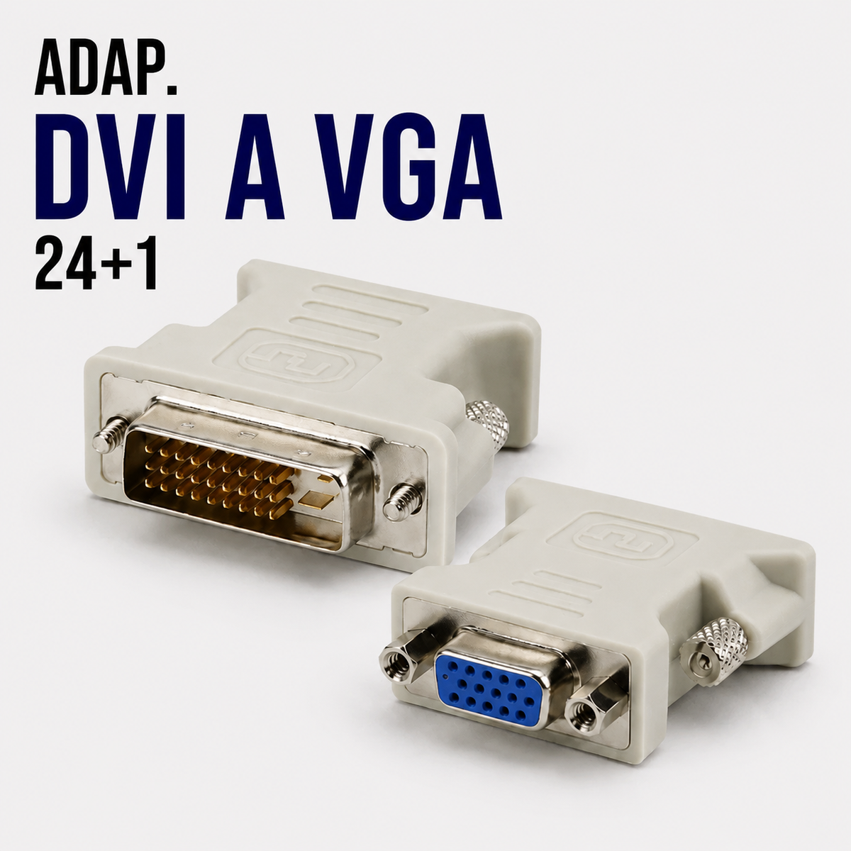 Adaptador DVI 24+1 Macho a VGA Hembra