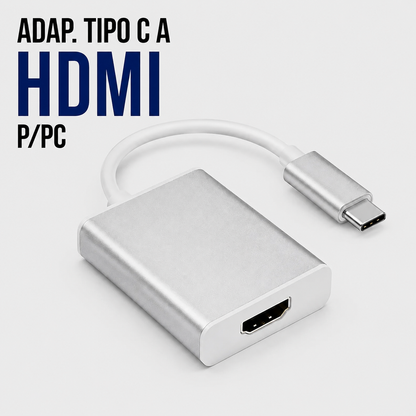 Adaptador USB Tipo-C a HDMI para PC