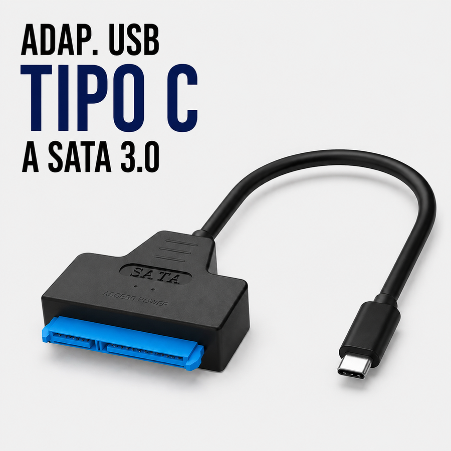 Adaptador USB Tipo-C a SATA 3.0