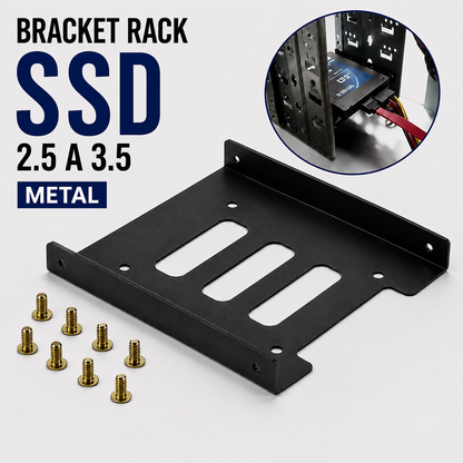 Bracket Metálico para SSD 2.5" a Bahía 3.5"